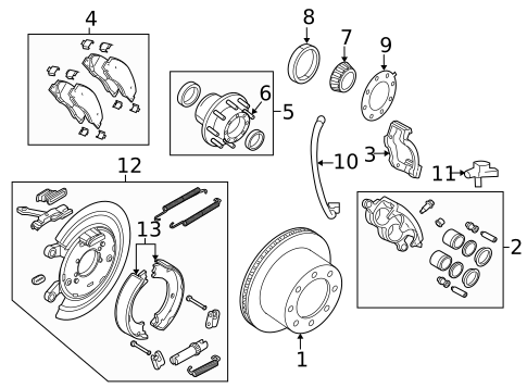 Brake Components for 2016 Ram 3500 #1