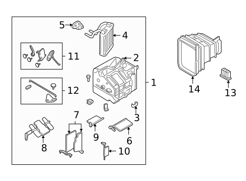 Heater Components for 2002 Mitsubishi Montero Sport #0
