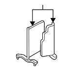 MR308011 - HVAC: Damper for Mitsubishi Image