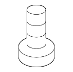 1249304143 - Body: Side Trim Screw for Kia: Forte, Forte5, K900, Rio, Rio5, Sorento, Soul, Soul EV Image