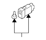 GJ6E664T0 - Body: Stab Control Switch for Mazda Image