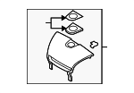 F15255210B - Body: Center Cover for Mazda Image