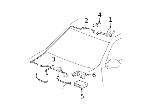 Communication System Components for 2012 Cadillac Escalade #3
