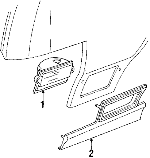Corner & Side Marker Lamps for 1985 Buick Riviera #0