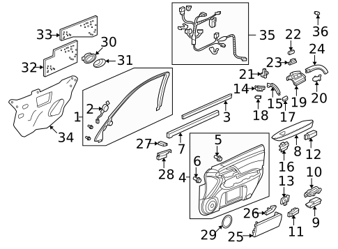 Trunk for 2006 Acura RL #1