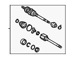 434100E400 - : Axle Assembly for Toyota: Highlander Image