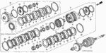 22510P5H003 - Transmission - Automatic: GUIDE, LOW &amp; FOURTH CLUTCH for Acura Image