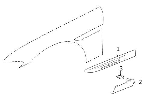 Exterior Trim - Fender for 2020 Jaguar F-Pace #0
