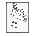 17253RX0X00 - : Air Inlet Tube for Acura Image