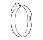 17314R40003 - Engine: Air Tube Clamp for Acura Image