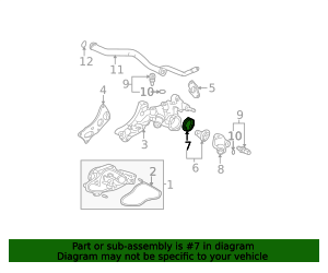 19305-PR7-A00 - Engine Coolant Thermostat Housing Gasket 1998-2017 ...