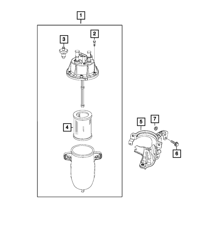 6106134AA - Fuel and Accelerator Pedal: Hex Nut for Mopar Image