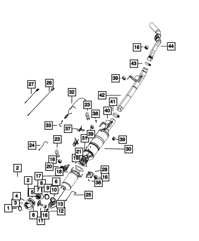 68628241AB - Exhaust: Exhaust Clamp for Mopar Image