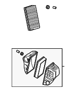 95811002110 - Engine: Air Cleaner for Porsche: Cayenne Image
