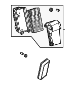 95811002210 - Engine: Air Cleaner for Porsche: Cayenne Image