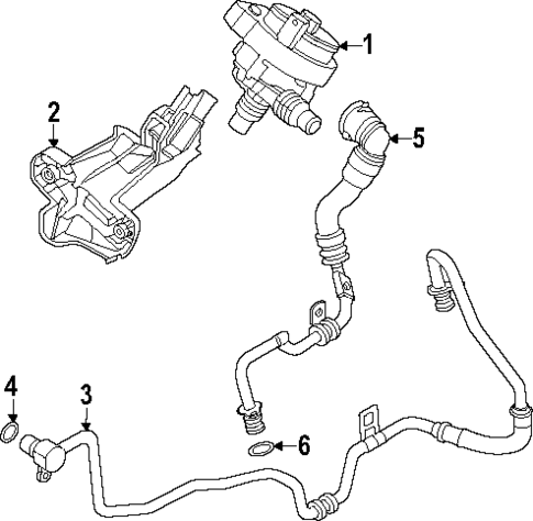 Water Pump for 2025 BMW X5 #1