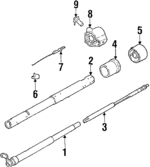 7842688 - Steering: Shift Tube for Chevrolet: Blazer, C/K Pickup, C1500, C2500, C3500, K1500 Pickup, K2500 Pickup, K3500 Pickup, K5 Blazer, R10, R20, R2500, R30, R3500, Suburban C10, Suburban C20, Suburban K10, Suburban K20, Suburban R10, Suburban R1500, Suburban R20, Suburban R2500, Suburban V10, Suburban V1500, Suburban V20, Suburban V2500, V10, V20, V30, V3500 | GMC: C1500 Pickup, C2500 Pickup, C3500 Pickup, Jimmy, K1500 Pickup, K2500 Pickup, K3500 Pickup, P2500, R1500 Pickup, R2500 Pickup, R3500 Pickup, Suburban C1500, Suburban C2500, Suburban K1500, Suburban K2500, Suburban R1500, Suburban R2500, V1500, V1500 Suburban, V2500, V2500 Suburban, V3500 Image