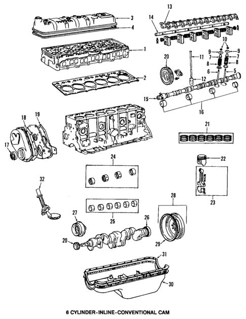 Engine Parts for 1985 Toyota Land Cruiser #0