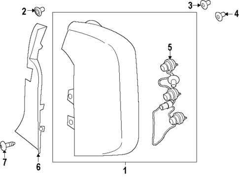 Tail Lamps for 2020 Kia Telluride #0