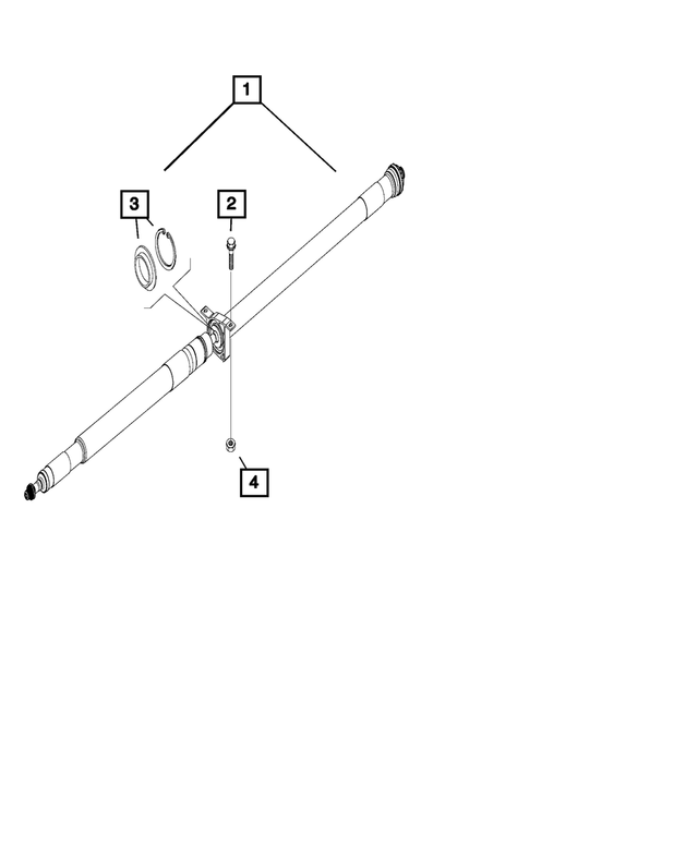 6511599AA - Four Wheel Drive; Differential and Drive Line: Bolt And Washer for Mopar Image