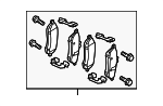 4200105 - Brakes: Disc Brake Pad Set for Mercedes-Benz Image