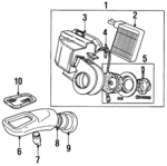 JEC001030 - : Heater Assembly for Land-Rover Image