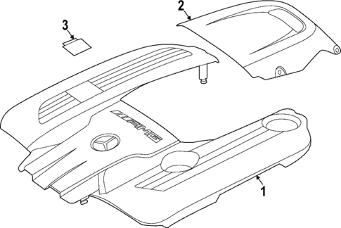 Engine Appearance Cover for 2023 Mercedes-Benz SL55 AMG #0