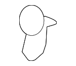 12533510 - Body: Cylinder &amp; Keys for Chevrolet: Cavalier, SSR | Pontiac: Sunfire Image