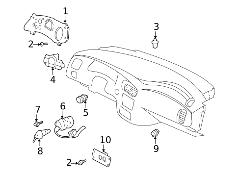 Ignition Lock for 2002 Chevrolet Impala #0