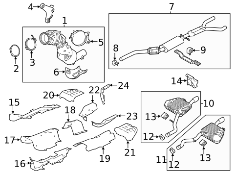 Exhaust Components for 2019 Jaguar XE #0