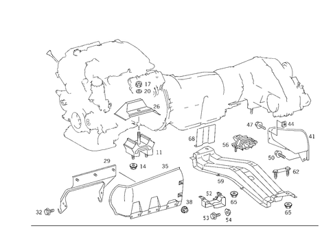 Engine Suspension for 2001 Mercedes-Benz ML320 #0