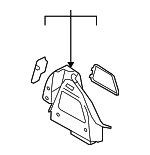 51477262283 - : Trunk Side Trim for Mini: Cooper Image