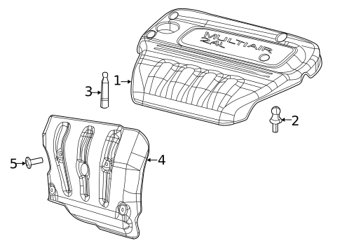 Engine Appearance Cover for 2019 Jeep Compass #0