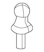 6510684AA - Engine: Engine Cover Ball Stud for Chrysler: 200 | Dodge: Dart | Fiat: 500X | Jeep: Cherokee, Compass, Renegade | Ram: ProMaster City Image