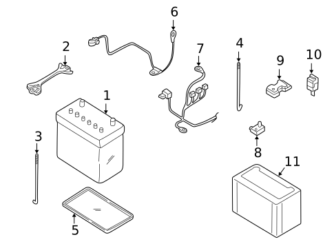 Battery for 2004 Nissan Frontier #0