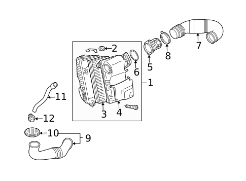 Air Intake for 2008 Volkswagen Touareg #0