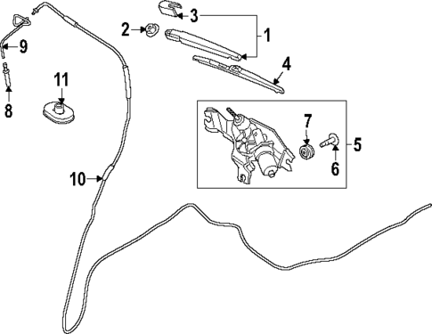 Wipers for 2024 Hyundai Kona #1