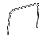 4637311500 - Body: Upper Weather-strip for Mercedes-Benz Image