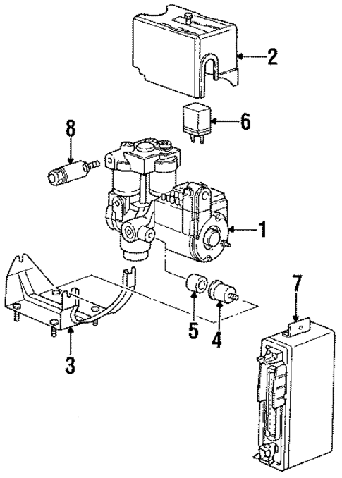 Anti-Lock Brakes for 1993 Porsche 968 #0