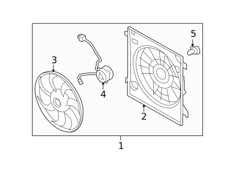 Cooling Fan for 2008 Kia Sorento #0