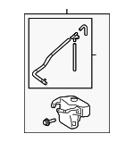 164700T040 - Belts &amp; Cooling: Engine Coolant Reservoir for Toyota Image