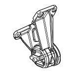 68403920AB - : Engine Mount Isolator for Mopar Image