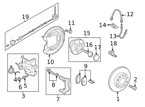 Rear Brakes for 2010 Volkswagen Jetta #2