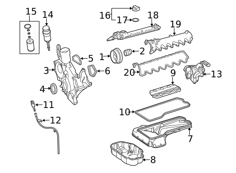 Engine Parts for 2007 Mercedes-Benz SL65 AMG #0
