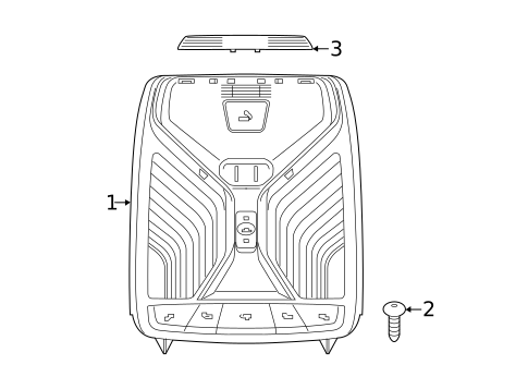 Overhead Console for 2024 BMW M8 #0