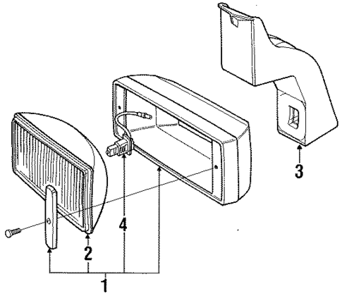 Fog Lamps for 1986 Volvo 760 #0