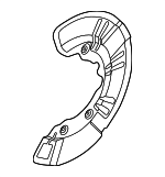 51755NI000 - Brakes: Splash Shield for Hyundai Image image