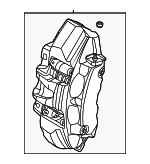 58110NI000RUK - Brakes: Caliper Assembly for Hyundai Image image