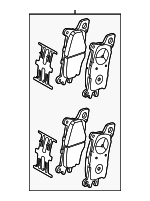 58101NIA00 - Brakes: Brake Pads for Hyundai Image image