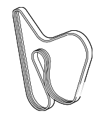 PB903137 - Cooling System: Serpentine Belt for Porsche: 718 Cayman, 718 Spyder Image